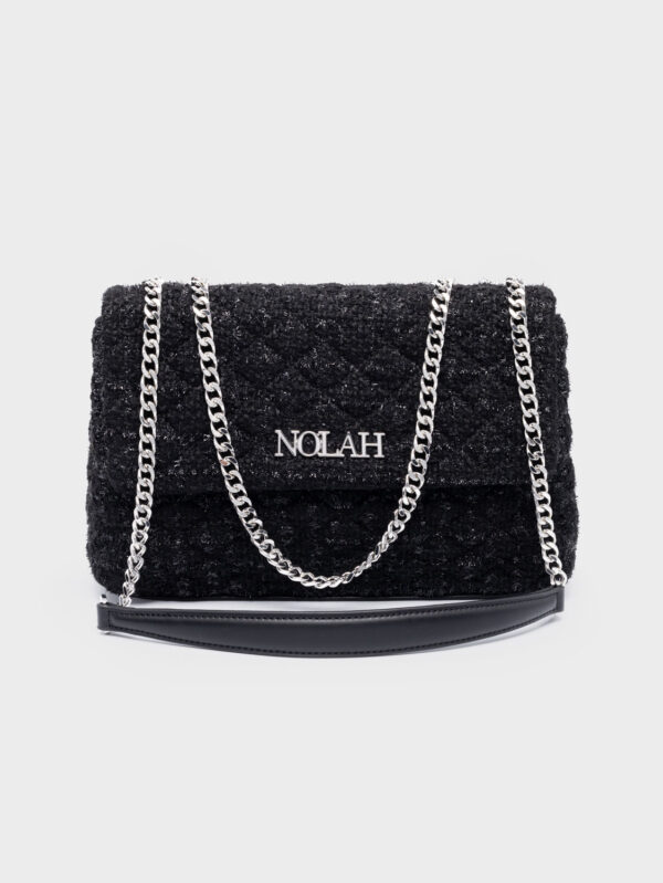 Emilia Shiny Black Silver