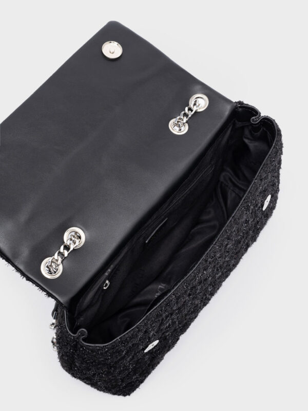 Τρίτη φωτογραφία του προϊόντος Emilia Shiny Black Silver