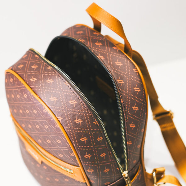 Backpack με τύπωμα BROWN - Image 4