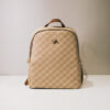 Backpack με τύπωμα και δύο φερμουάρ ξεχωριστά