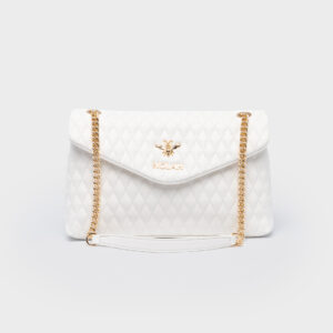 Stacy White Snow Light Gold
