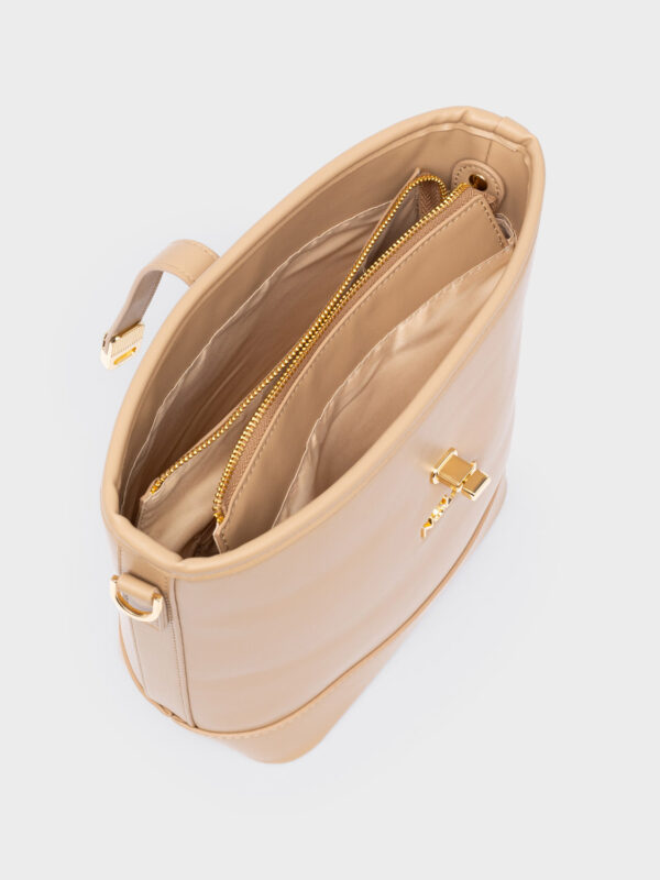 Τέταρτη φωτογραφία του προϊόντος Evelina Beige Light Gold